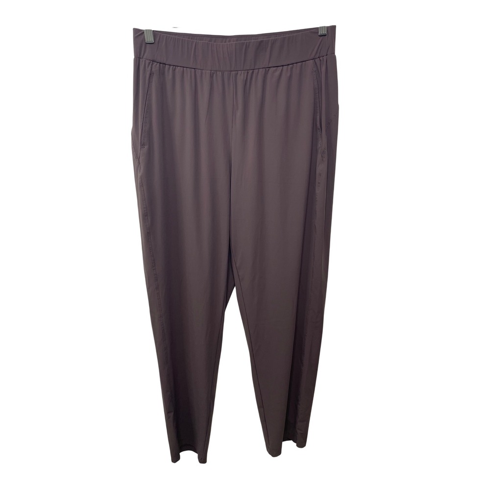 STYLUS Brown Athletic Joggers Pull On Elastic Waist Drawstring Lounge‎ Pants L